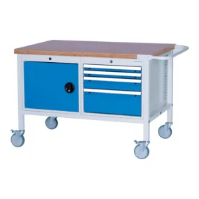 Banc de travail mobile Bedrunka+Hirth de type caisson de 1200 M avec 2 logements