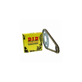 Kit chaine 520 acier DID - HONDA 125 NSR R 1993-1998